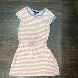 Polo Ralph Lauren Striped Cotton Jersey Tee Dress
